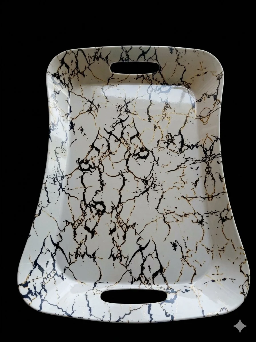 BLACK&WHITE TRAY (L)