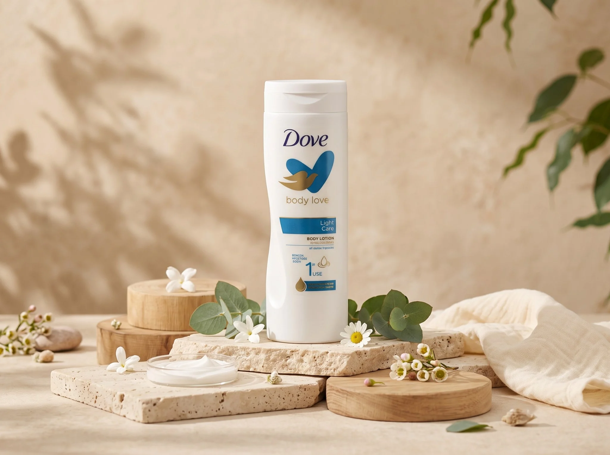 DOVE LIGHT CARE B/LOTION400ML