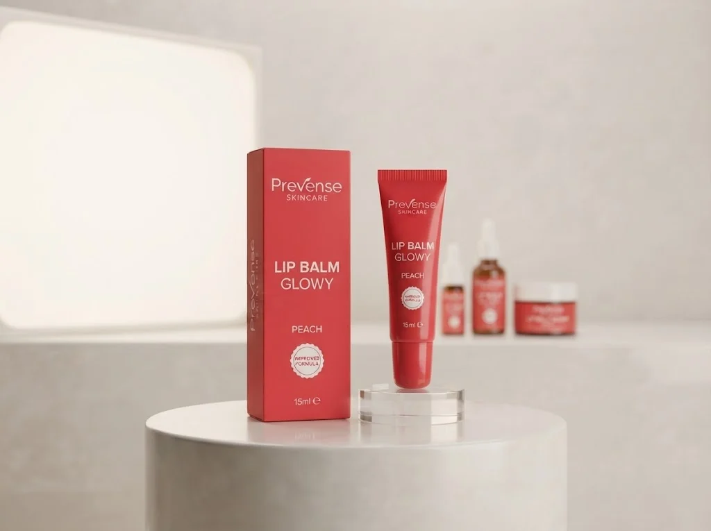 PREVENSE GLOWY PEACH LIPBALM