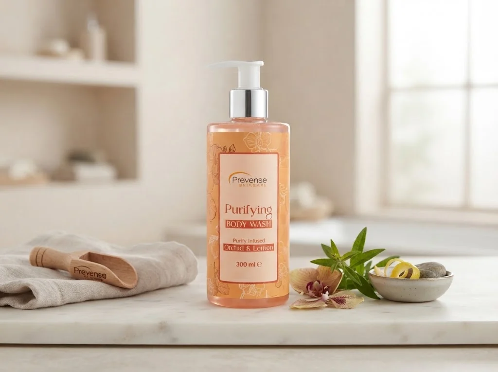 PREVENSE PURIFYING BODY WASH300ML